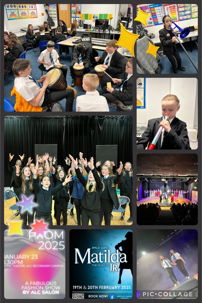 ALCExpressive's tweet photo. A busy week @ALCExpressive @ALC3to16 with the much anticipated #winterprom year 8 #africandrumming year 7 #Pbuzz project year 9 GCSE taster sessions and #Matildajr rehearsals!! See you all on Monday for more of the same! https://t.co/TqZ49X1RrM