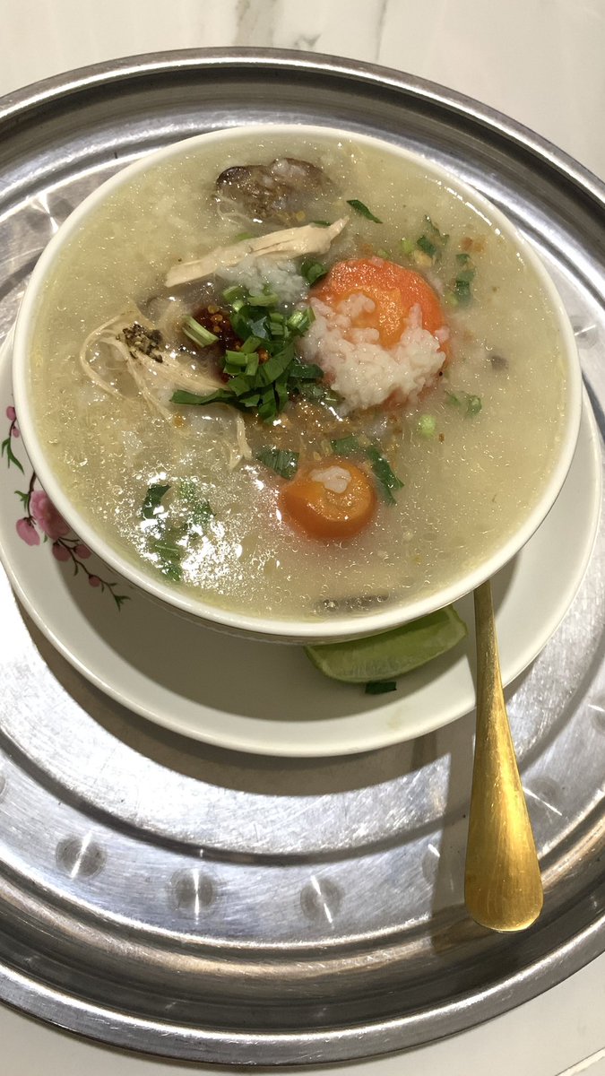 តោះ​បបរ​គ្រឿង​សាច់​មាន់ទាំងយប់😋​ #nysathya