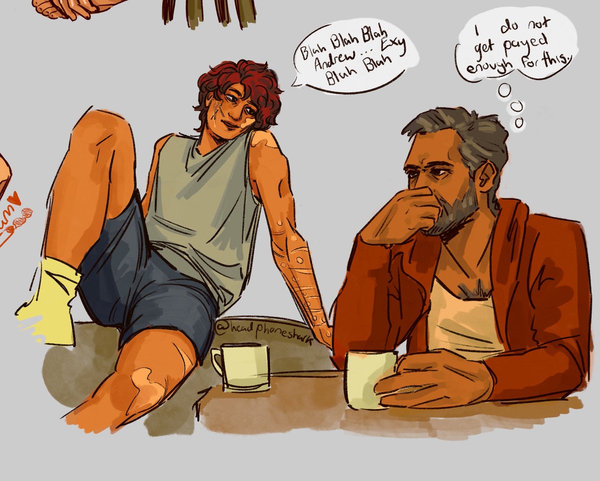 Wymack and his gay son (no the other one)

#neiljosten #aftgfanart #allforthegame #andreil #aftg #DavidWymack