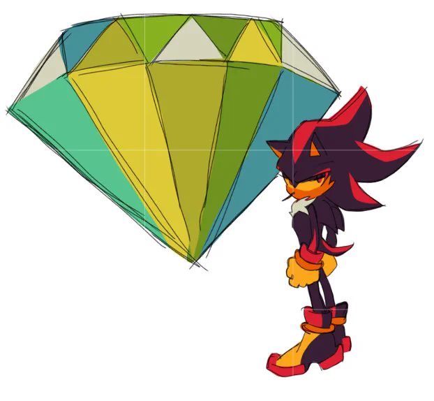 As just mentioned, Shadow takes care of the Master Emerald in Knuckles absence for sometime till he resumes his place. Knuckles returns after some time, but actually invites Shadow to stay as a guardian with him, in which their bond grows