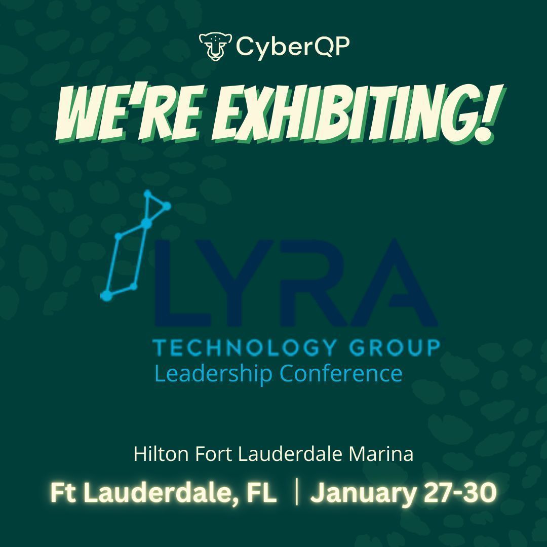 On Monday, we're touching down in Fort Lauderdale, FL to join our partners at Lyra Technology Group's Leadership Summit.

If you’re attending, drop by our booth and say hi to our Co-Founder and COO! 

We're looking forward to chatting with you!