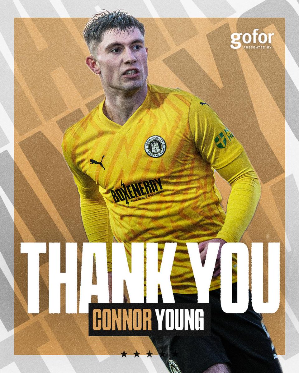 EdinburghCityFC's tweet photo. Edinburgh City FC have accepted a club-record fee from Dunfermline Athletic for striker Connor Young. We thank Connor for his outstanding performances and wish him the best in the next stage of his career. #OurCity #CY9 https://t.co/pdfuncyAfg