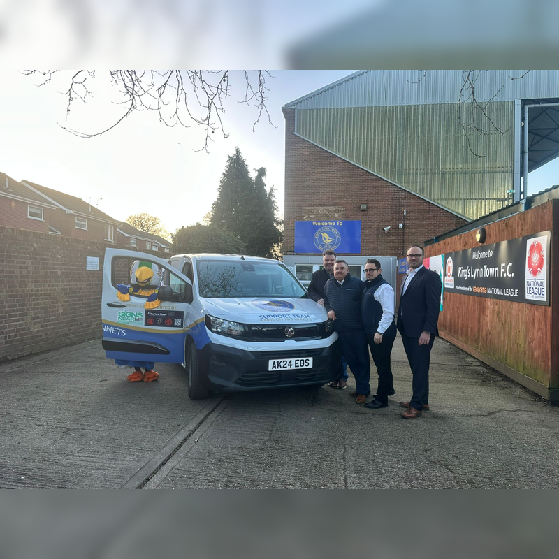 officialKLtown's tweet photo. 🚐 We are delighted to announce a new partnership with vehicle company @ThurlowNunn. 

Part of the partnership gives us a brand new support team van.