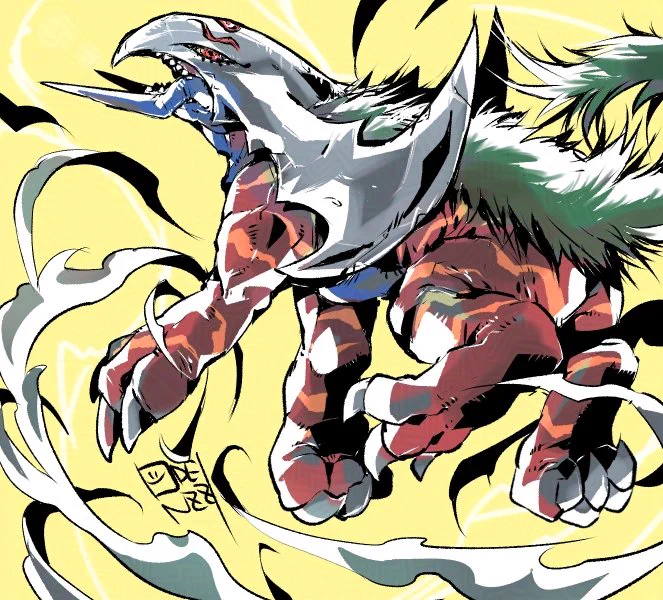 今週ラスト～～～～!!!アンケ無しでしたがセトモン描きたくてェ…一枚絵描きたいのでワンドロはぼちぼちペースになりますが、またやるぞ～～いつも見てくれてありがとうございます!!#オデンのワンドロ 