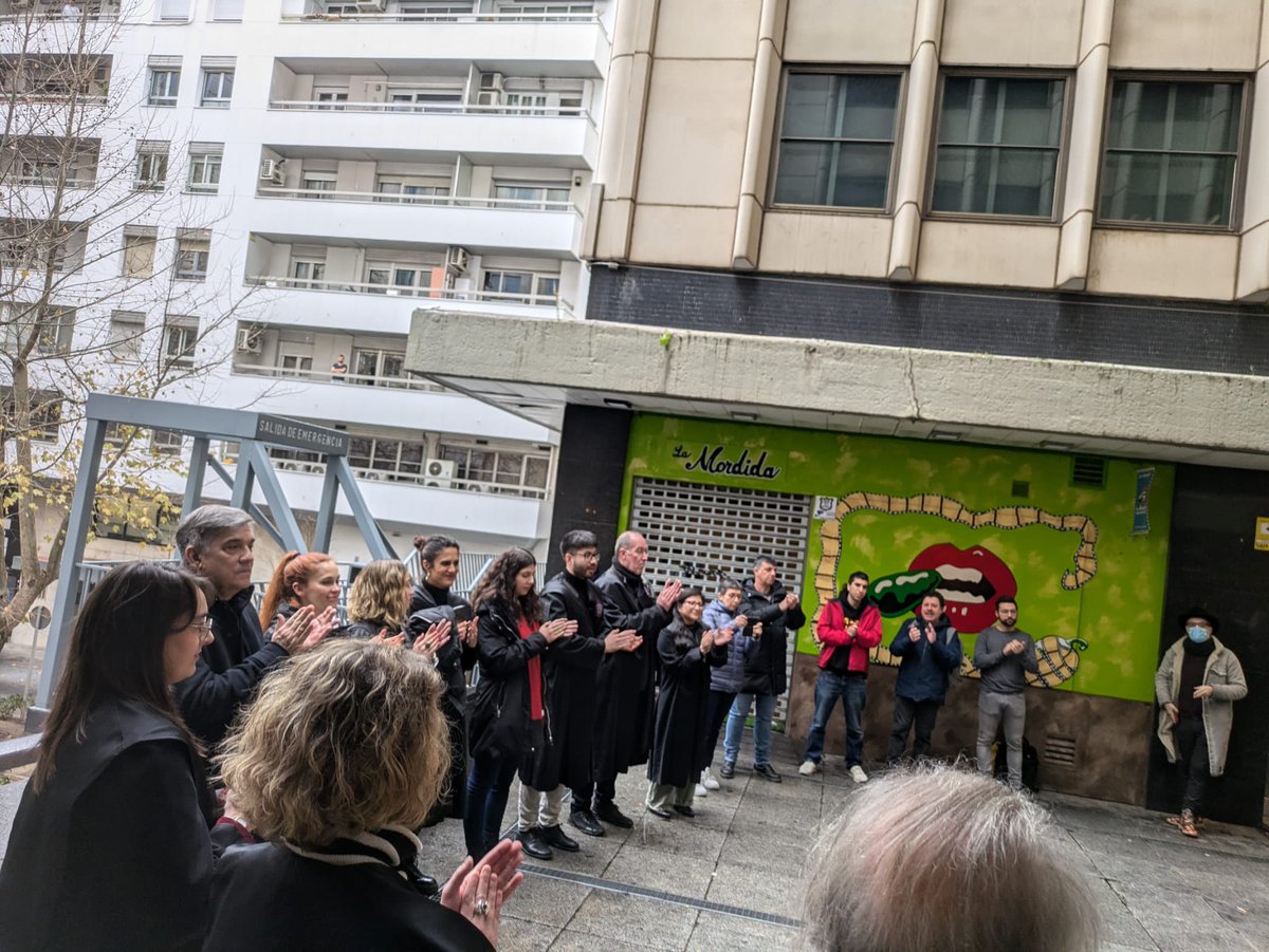 Hoy en acto homenaje de los compañeros asesinados de Atocha hace 48 años. En su recuerdo.