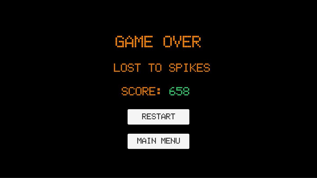 Here's a sneak peek at my game over screen! It displays what ultimately beat Zara. Ready to give it another shot? 

#indiedev #gamedev #pixel #Devlog #MadeWithUnity