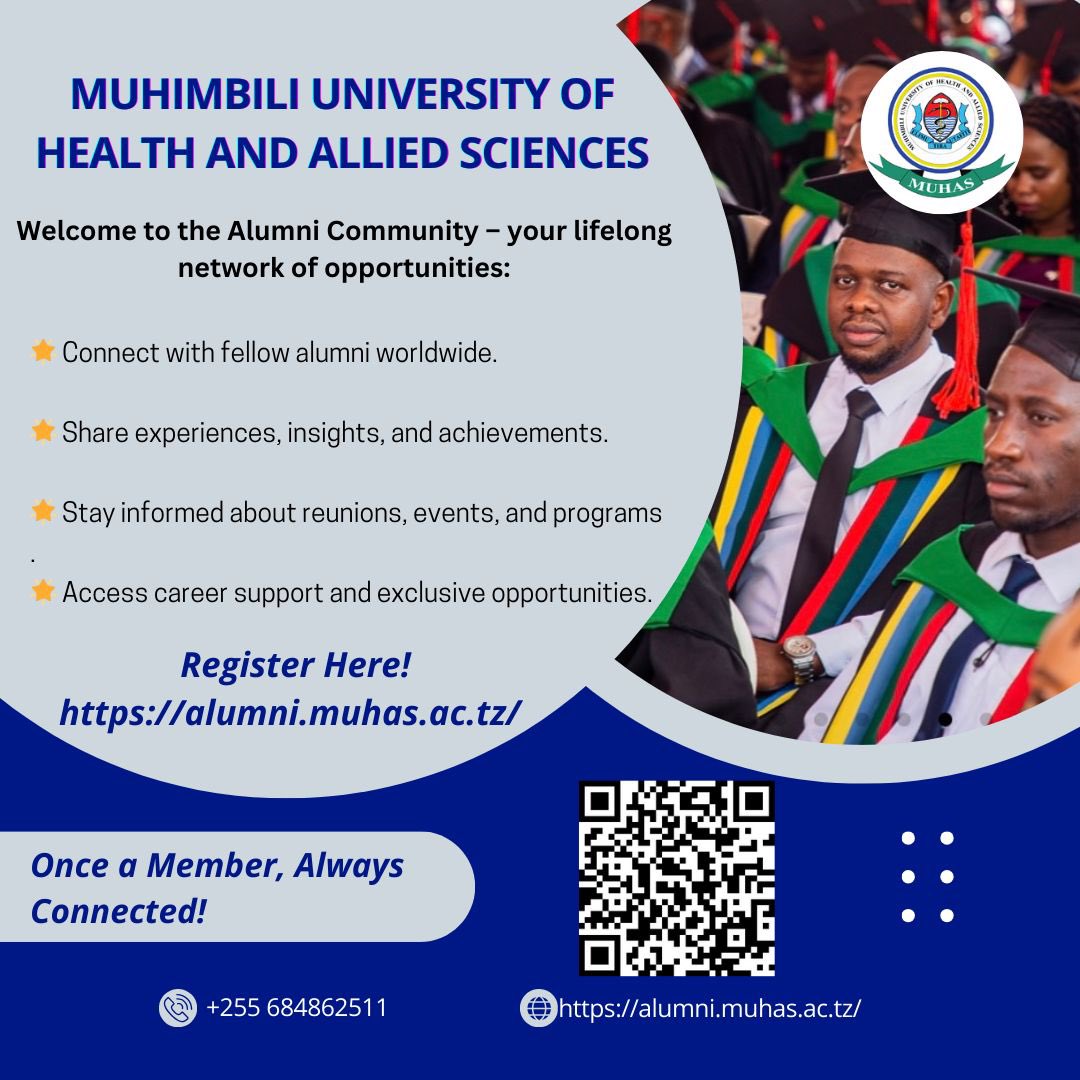MUHAS International Office (@muhas_alumni) on Twitter photo 🌍Once a member, Always connected!
The MUHAS Alumni Community is your family.
📢 Reunions, mentorship, career opportunities & lifelong learning awaits for you.
Reconnect with ur MUHAS family here: alumni.muhas.ac.tz
<a href="/muhimbiliuniver/">Muhimbili University</a> <a href="/muhasso1/">MUHASSO</a>
<a href="/TamsaMuhas/">TAMSA MUHAS</a>
#MUHASFamily 🌍Once a member, Always connected!
The MUHAS Alumni Community is your family.
📢 Reunions, mentorship, career opportunities & lifelong learning awaits for you.
Reconnect with ur MUHAS family here: alumni.muhas.ac.tz
<a href="/muhimbiliuniver/">Muhimbili University</a> <a href="/muhasso1/">MUHASSO</a>
<a href="/TamsaMuhas/">TAMSA MUHAS</a>
#MUHASFamily