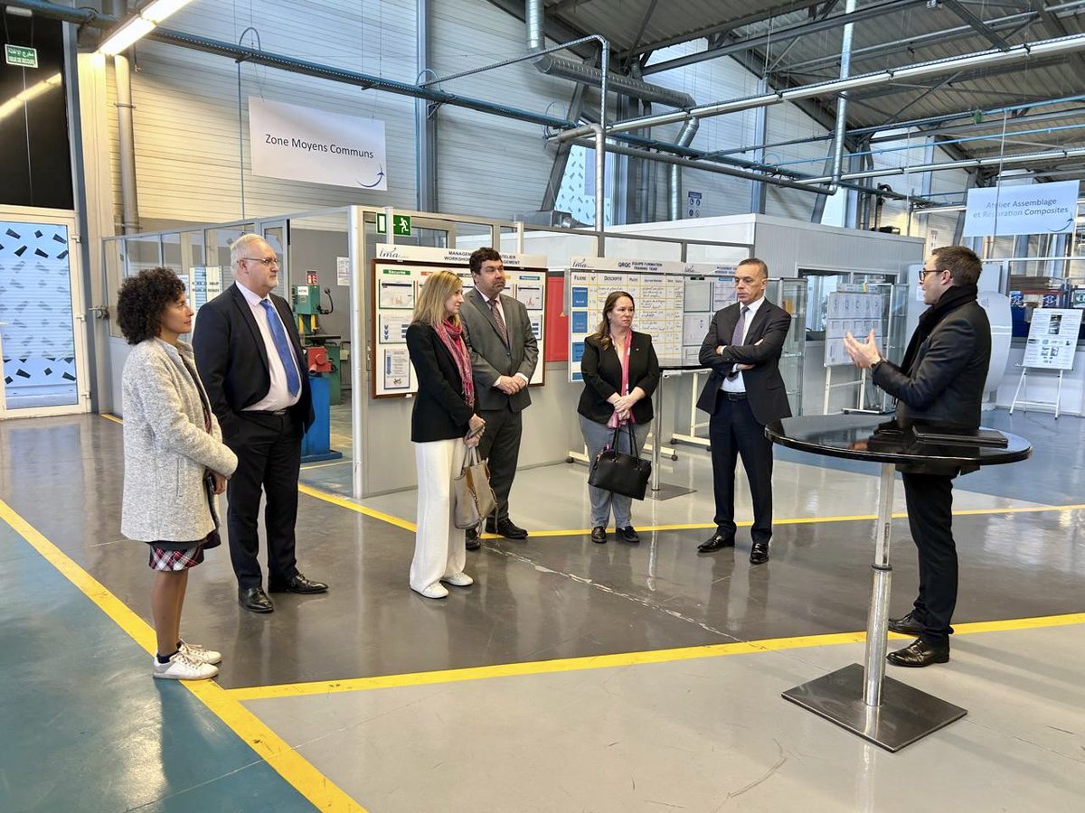 cheryl_urban's tweet photo. Belle visite à Midparc avec @IsabelleValois6. We were impressed by the dynamism of the Moroccan aerospace value chain & the growing presence of Canadian 🍁 companies. Merci à @PWCanada and #E2iP pour les visites. Merci 🙏 à #GIMAS, #IMA, #Midparc pour un accueil hors pair! https://t.co/weDAmiC3Fi