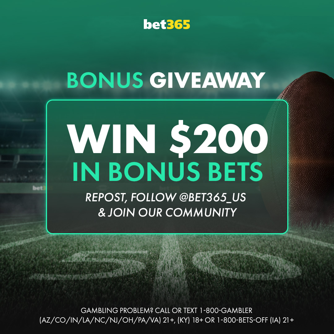 bet365_us's tweet image. 💰 BONUS BET GIVEAWAY 💰

To enter:
1⃣ Repost
2⃣ Follow @bet365_us
3⃣ Comment who will win BOTH games on Sunday 🏈

One winner will be selected on Monday.

Must be 21+ (18+ KY) | T&amp;amp;Cs: bit.ly/bet365-Betting…