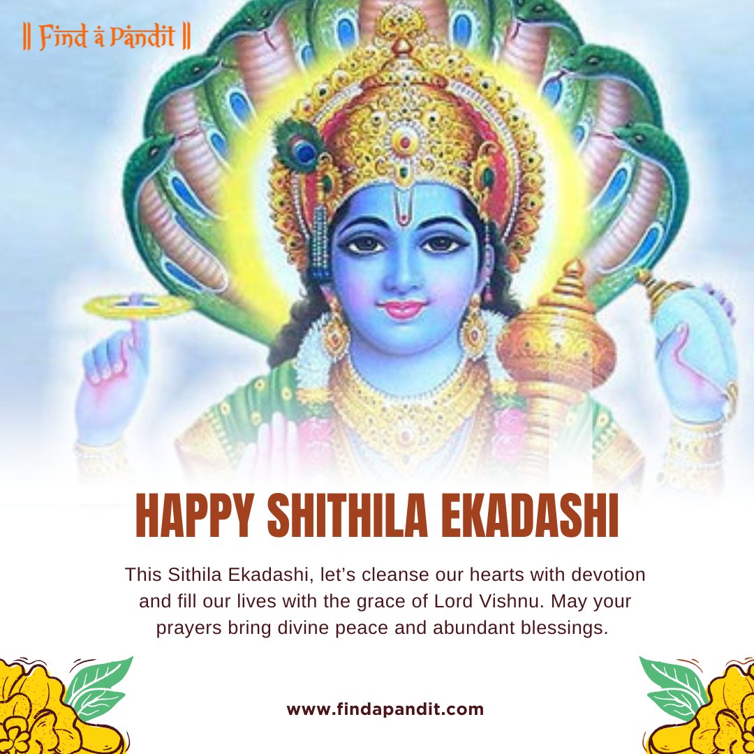 find_a_pandit's tweet photo. Happy Shattila Ekadashi🌸  On this holy Shatila Ekadashi, let's cleanse our hearts with devotion and fill our lives with Lord Vishnu's blessings. 📷#ShattilaEkadashi #Devotion #LordVishnu #SpiritualBliss #EkadashiFasting #DivineBlessings #EkadashiVibes #HinduFestivals https://t.co/BC82yfeFhs
