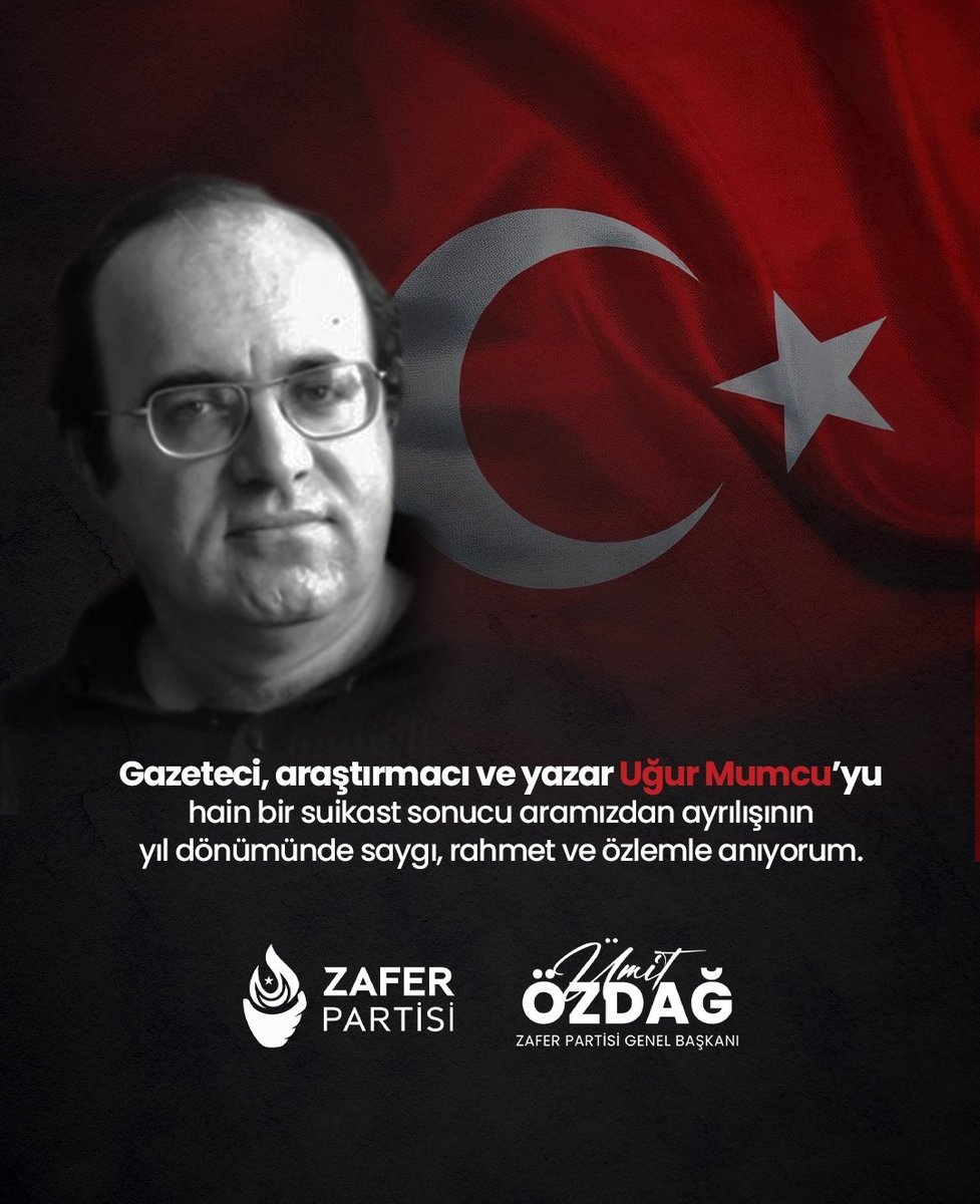 umitozdag's tweet photo. Gazeteci, araştırmacı ve yazar Uğur Mumcu'yu hain bir suikast sonucu aramızdan ayrılışının yıl dönümünde saygı, rahmet ve özlemle anıyorum. https://t.co/ajc8RWDn7w
