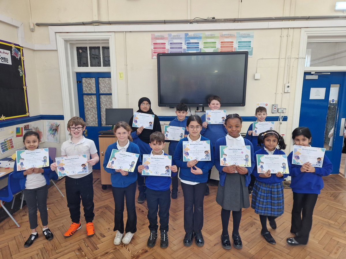 Well done to our certificate winners this week! 💙