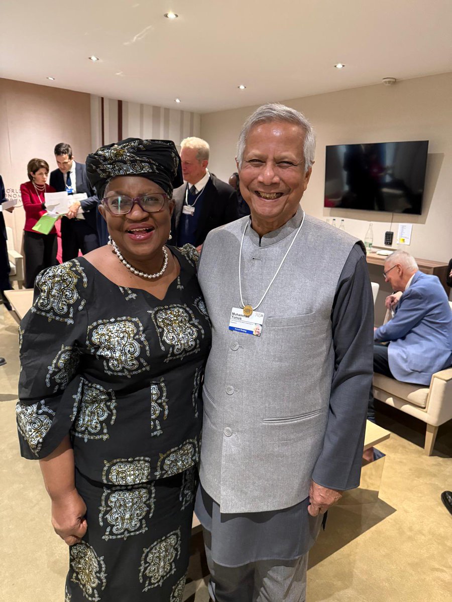 At the GAEA Awards in Davos. It’s important to recognise that we have a global water crisis exacerbated by climate change. The work of the Global Commission on the Economics of Water (GCEW <a href="/watercommongood/">Global Commission on the Economics of Water</a>) showed the importance of valuing water appropriately, and managing it as