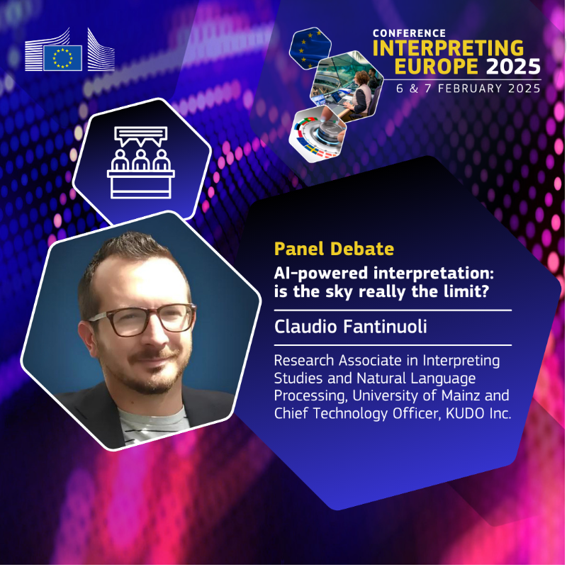 EUInterpreters's tweet photo. Explore the world of AI with our panel discussing the limitations of bias, accountability, transparency, fairness &amp; privacy in AI interpretation. 

Hear from speakers from KUDO, University of Hamburg, Leibniz Institute and @ep_interpreters.

📅 6 Feb, 9:40 AM
#InterpretingEurope