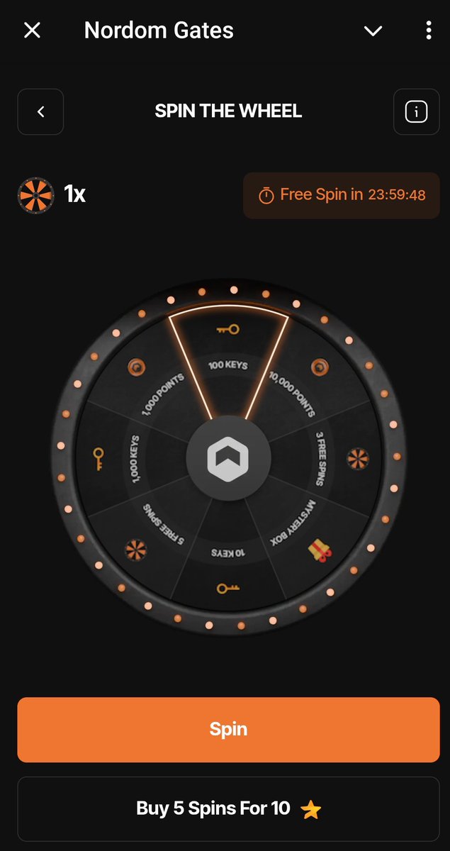 crypto_undust's tweet photo. Get ready to level up your rewards with #NORDOM EXCHANGE 'Spin and Earn!

Score BIG with:
✨FREE daily spins
✨ Endless opportunities to collect points and unlock AMAZING prizes.

What are you waiting for? 
https://t.co/QzzPBm9haQ
Spin now and start earning! 

#TON #BLUM #Crypto https://t.co/quDcKk3TNg