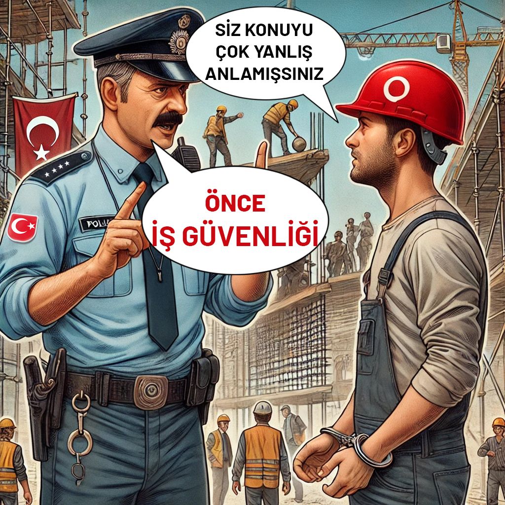 Ruhsat ver, ruhsat ver, denetleme. Sonra uzman suçluymuş gibi haber kanallarında propaganda yapılıp uzman göz altına alınsın. #işgüvenliğiuzmanıgünahkeçisideğildir