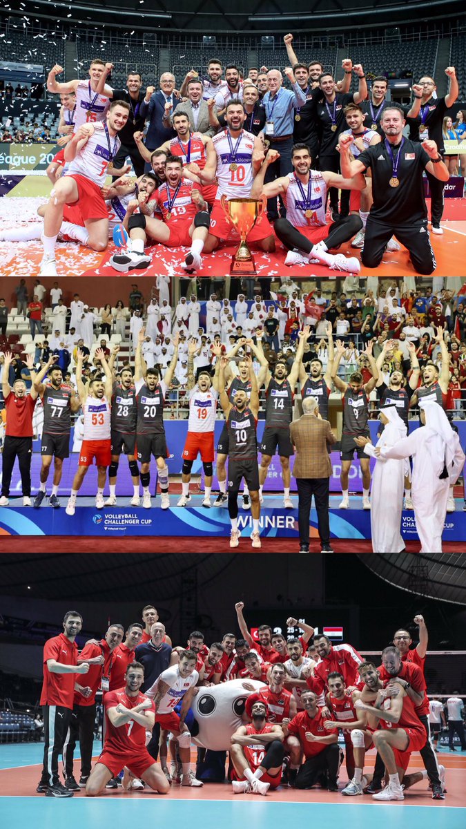 Filenin Efeleri için doğru bir yapılanmayla olimpiyatlar hayal değil.
Senelerdir milli formayı terleten tecrübelerin ve genç yıldızlarımızın emekleri boşa gitmesin.
Altın jenerasyonumuz hak ettiği yerde, vnl’de kürsüde &amp; olimpiyatlarda olsun❤️
#Efeler28deNerede