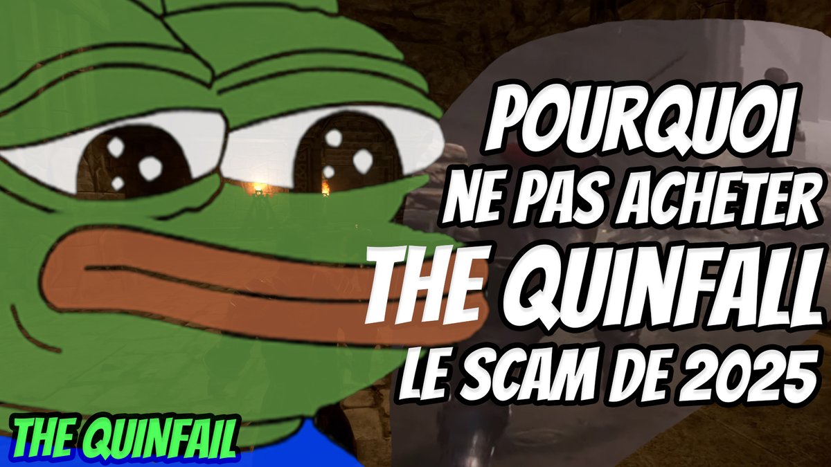 Drunge_'s tweet photo. #TheQuinfall sort en Early access ce soir et il est de mon devoir de gamer de vous dissuader de jouer à la PLUS GROSSE ARNAQUE de 2025 dans le monde du gaming

Voici la vidéo: https://t.co/n4XcZ30i8h
(le syndrome Pax Dei x The Day Before) https://t.co/Fl5DRSrj9Z