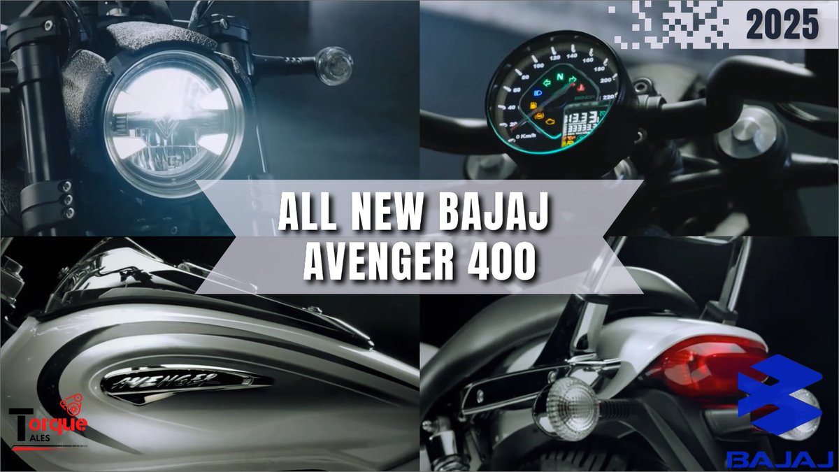 TorqueTales317's tweet image. 2025 Bajaj Avenger 400: Here’s a closer look at how the Avenger 400 is set to dominate the cruiser segment and capture the hearts of riders—especially young enthusiasts looking for a stylish, budget-friendly ride.

Read more @ torque-tales.blogspot.com/2025/01/bajaj-…

#Torquetales #bajajauto