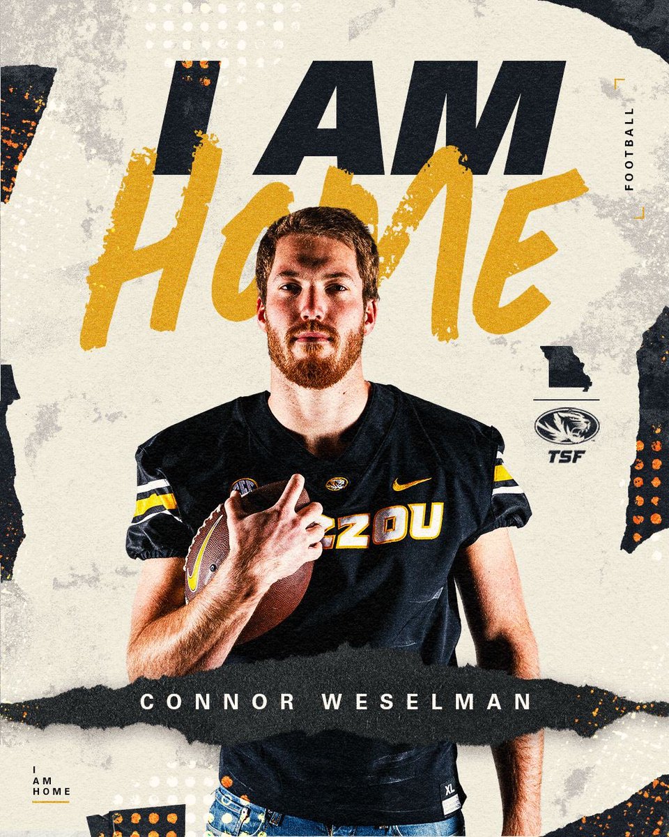 Connor Weselman (@cweselman) on Twitter photo I came to build my legacy. Let’s go! 🏈 #ETT #MIZ #IAmHome <a href="/MizzouFootball/">Mizzou Football</a> <a href="/MizzouAthletics/">Mizzou Athletics</a> I came to build my legacy. Let’s go! 🏈 #ETT #MIZ #IAmHome <a href="/MizzouFootball/">Mizzou Football</a> <a href="/MizzouAthletics/">Mizzou Athletics</a>