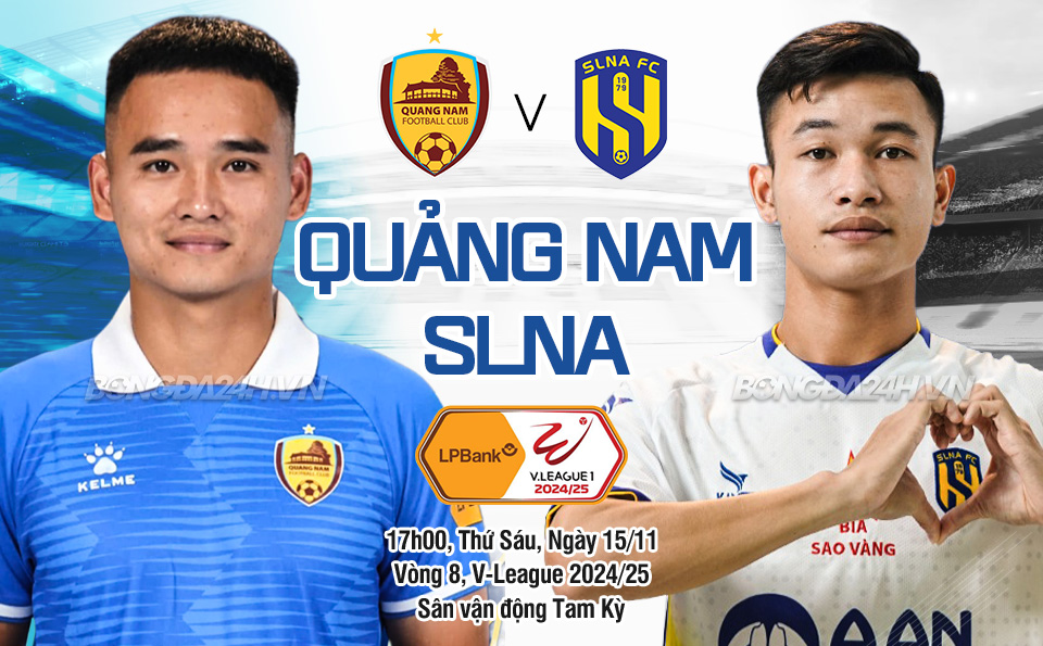 tylekeobongdev's tweet photo. Quảng Nam và SLNA s��� đối đầu trong trận đấu quan trọng chiều nay. Cả hai đội đều khao khát chiến thắng để cải thiện vị trí trên bảng xếp hạng. Ai sẽ thay đổi vận mệnh?

Xem chi tiết: https://t.co/XyXrVzkbkY

#thientongvietnam #tylekeo #keonhacai #keouytin https://t.co/6R2tg95OXX