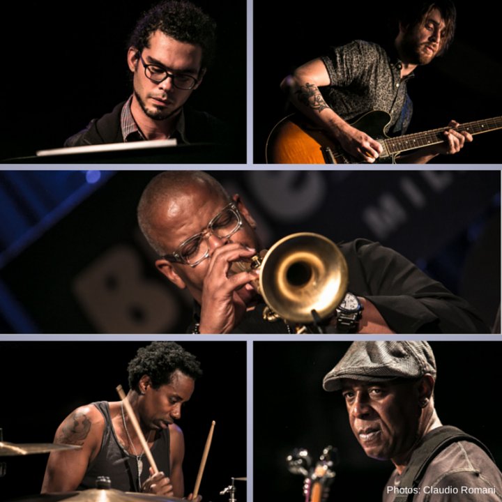 CapitalJazzClub's tweet photo. #NowPlaying, 'Kaos', off @T_Blanchard featuring The #ECollective's *Live*. (2018). The #CapitalJazzClub984, with #JacobAsiyo, & @KaimaMwiti.
Terence Blanchard: Keyboards, Trumpet
Fabian Almazan: Keyboards, Piano
Charles Altura: Guitar
David Ginyard: Bass
Oscar Seaton: Drums. https://t.co/pfZQhHJiLL