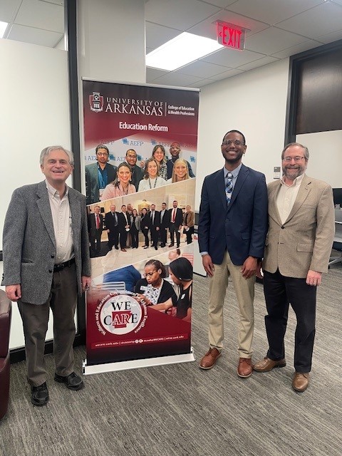Dept. of Ed. Reform (@ua_edreform) on Twitter photo Congratulations to <a href="/ua_edreform/">Dept. of Ed. Reform</a>'s latest doctoral candidate! <a href="/DaionDaniels/">Daion Daniels</a> passed his comprehensive exams with flying colors. Congratulations to <a href="/ua_edreform/">Dept. of Ed. Reform</a>'s latest doctoral candidate! <a href="/DaionDaniels/">Daion Daniels</a> passed his comprehensive exams with flying colors.