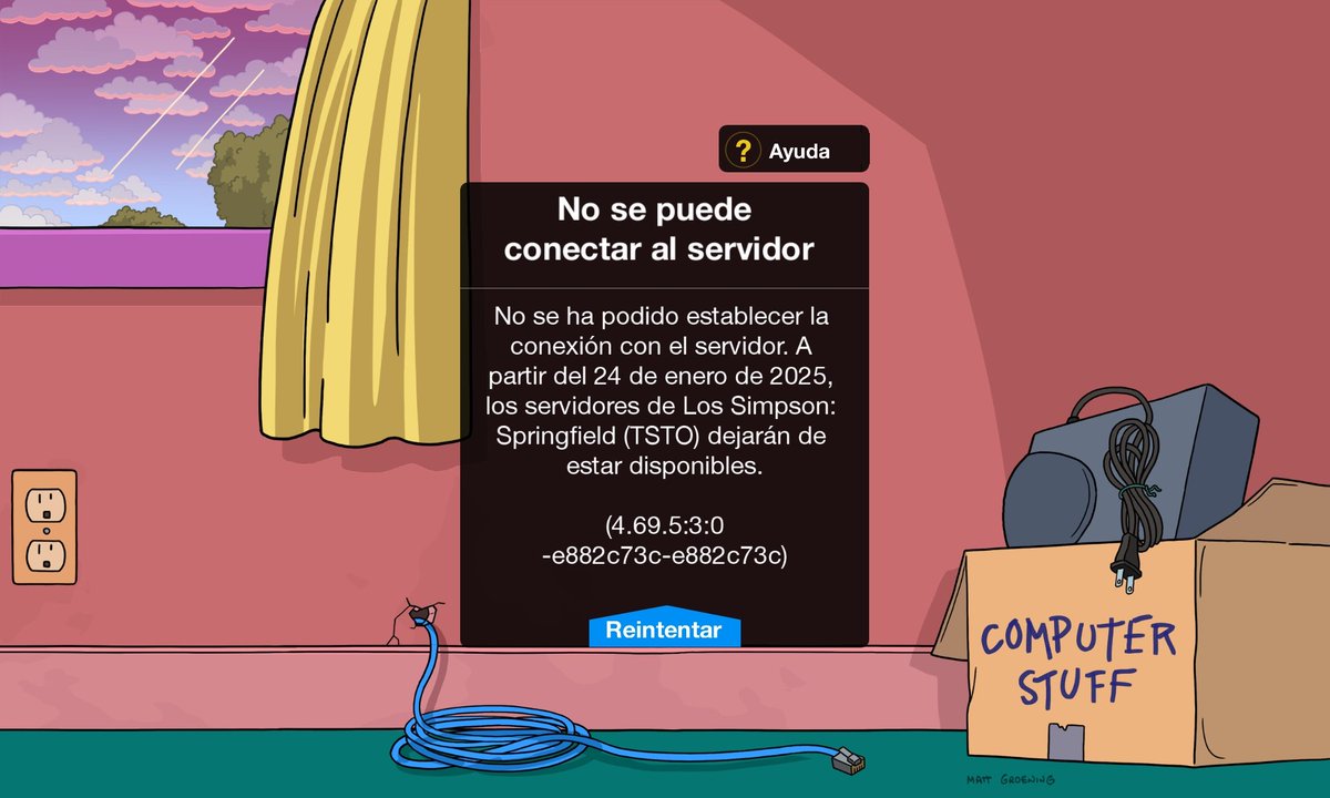 Cristobalgut998's tweet image. Hoy es el Ultimo dia de Los Simpson Springfield y hoy los servidores van ser Desconectados y el juego ya no se podran jugar #SimpsonsTappedOut

@ridiculeando