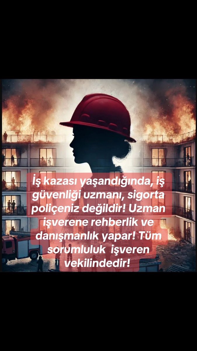 SeldaC_kr's tweet photo. #işgüvenliğiuzmanıgünahkeçisideğildir https://t.co/ZCfqfSXqLr