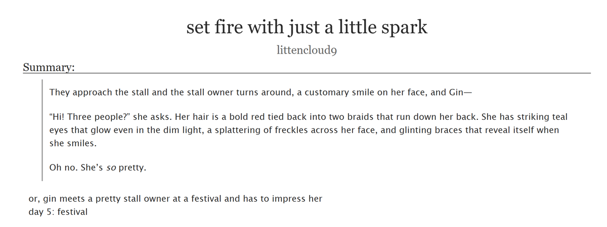 #bsd #bsdladiesweek2025 #lucygin #ginlucy #akutagawagin #lucymaudmontgomery

🎏 [G] 1.5k || lucygin
🎏 written for day 5 of <a href="/bsdladiesweek/">bsd ladies week</a> : festival

archiveofourown.org/works/62445841