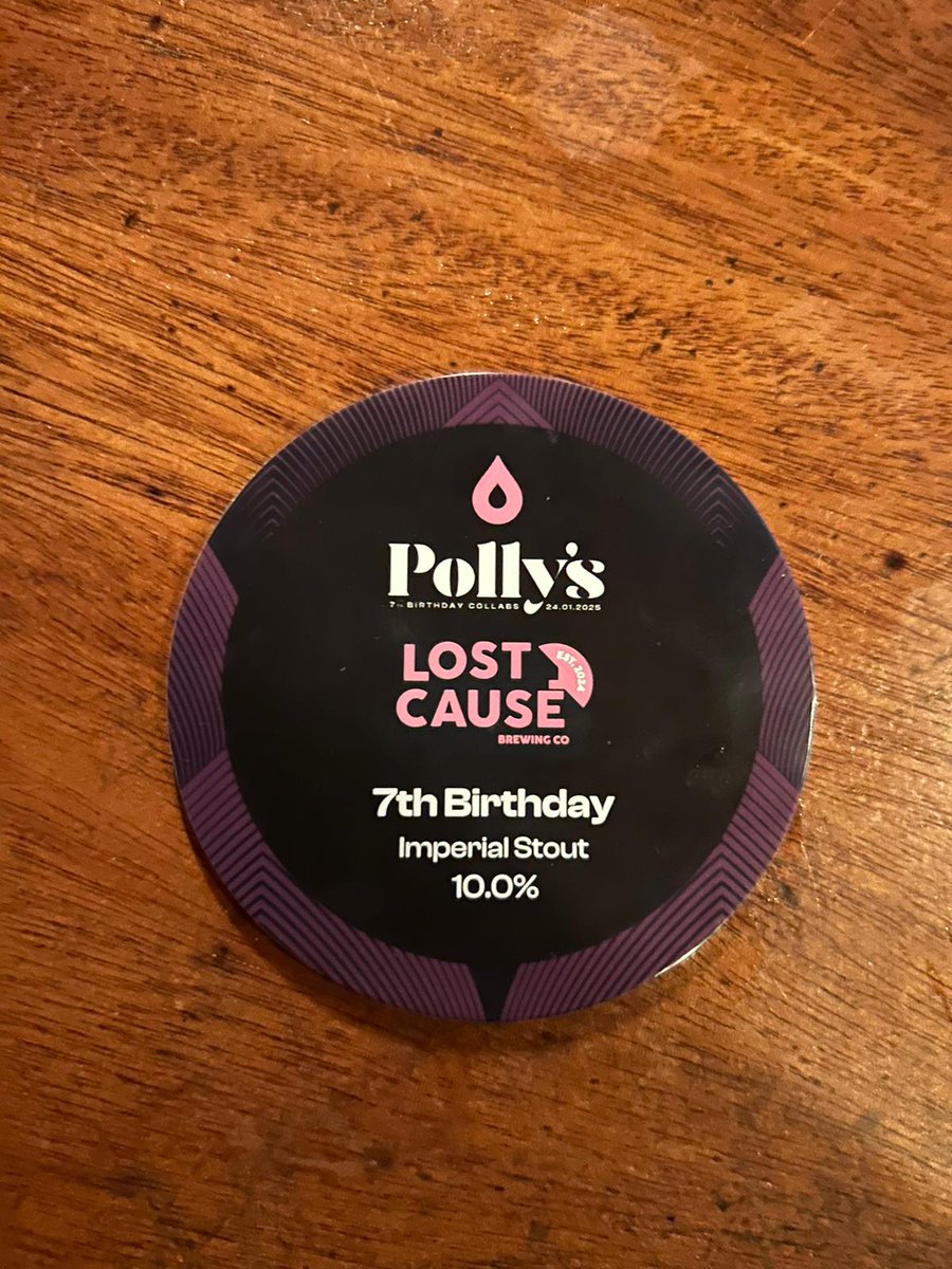 This completes the birthday set! <a href="/pollysbrewco/">Polly's</a> <a href="/LostCauseBrew/">LostCauseBrewingCo</a> all pouring now