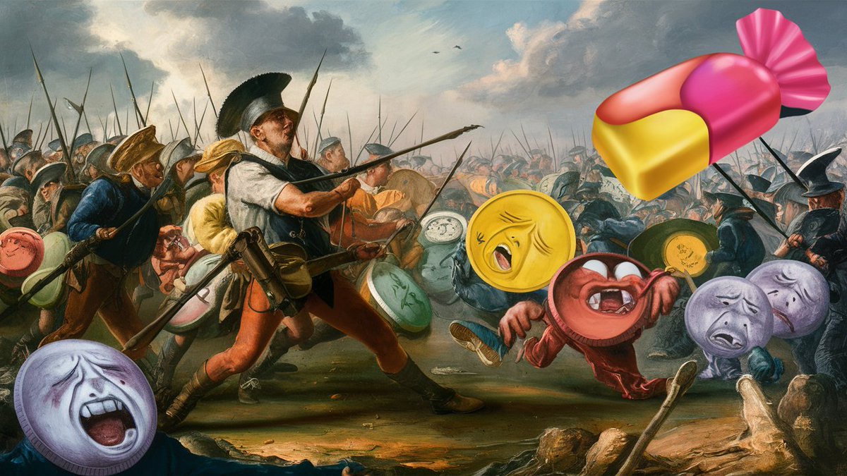 The cryptocurrency realm in real time, what a #DegenMode we are living! 

#memecoinwar #memecoins #crypto $PENGU $DOGE $SOL $ETH $BTC $BONK $SHIB $PEPE #ratrace #meme