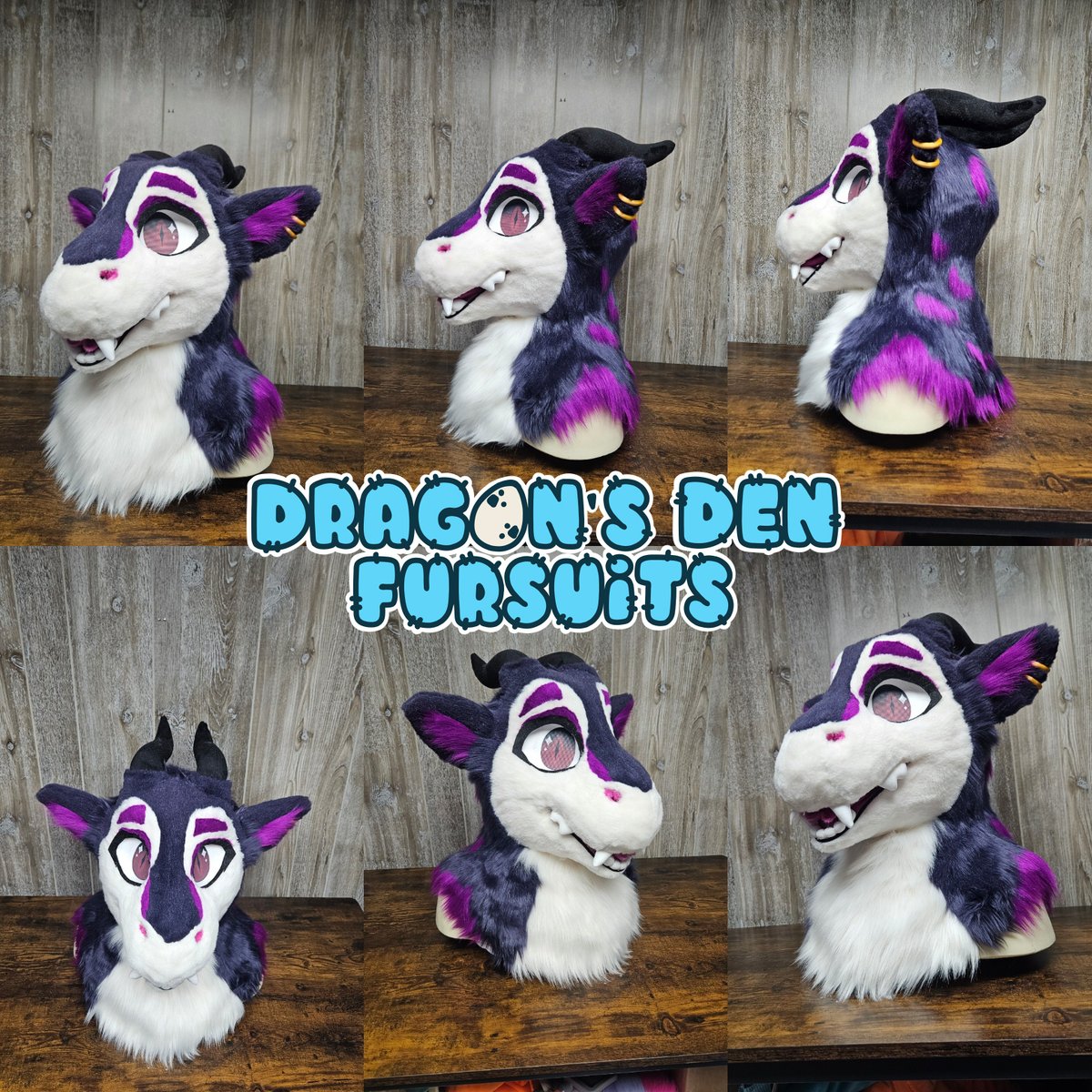 Eelowyn's tweet photo. Happy #FursuitFriday and welcome Gwynn to the Dragons Den Fursuits family! This dragon head was super fun to make! https://t.co/7Ifxn4evnm