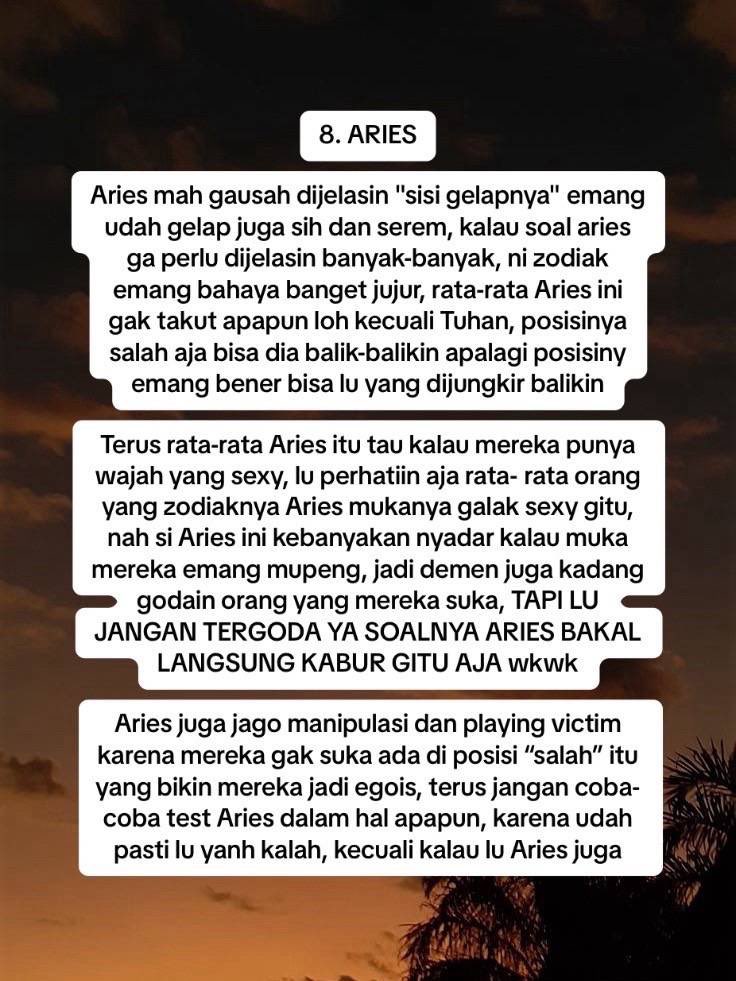zakariamlk's tweet photo. 8. Aries https://t.co/iAef0iqj4b