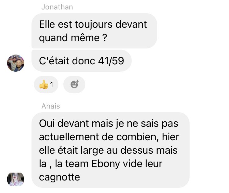 Les gars c’est super tout ce qu’on fait déjà! Mais faut continuer de voter aujourd’hui et demain à fond. Eux ils ne lâchent pas, ils vont vider leur cagnotte ce soir et demain donc l’écart sera énorme si on fait rien. 
#StarAcademy2024 #StarAcademyLeLive