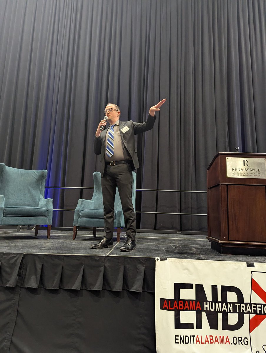 Jared Miller, CEO/co-founder of Freedom Aviation Network. #enditalabama #humantraffickingsummit #humantraffickingawareness