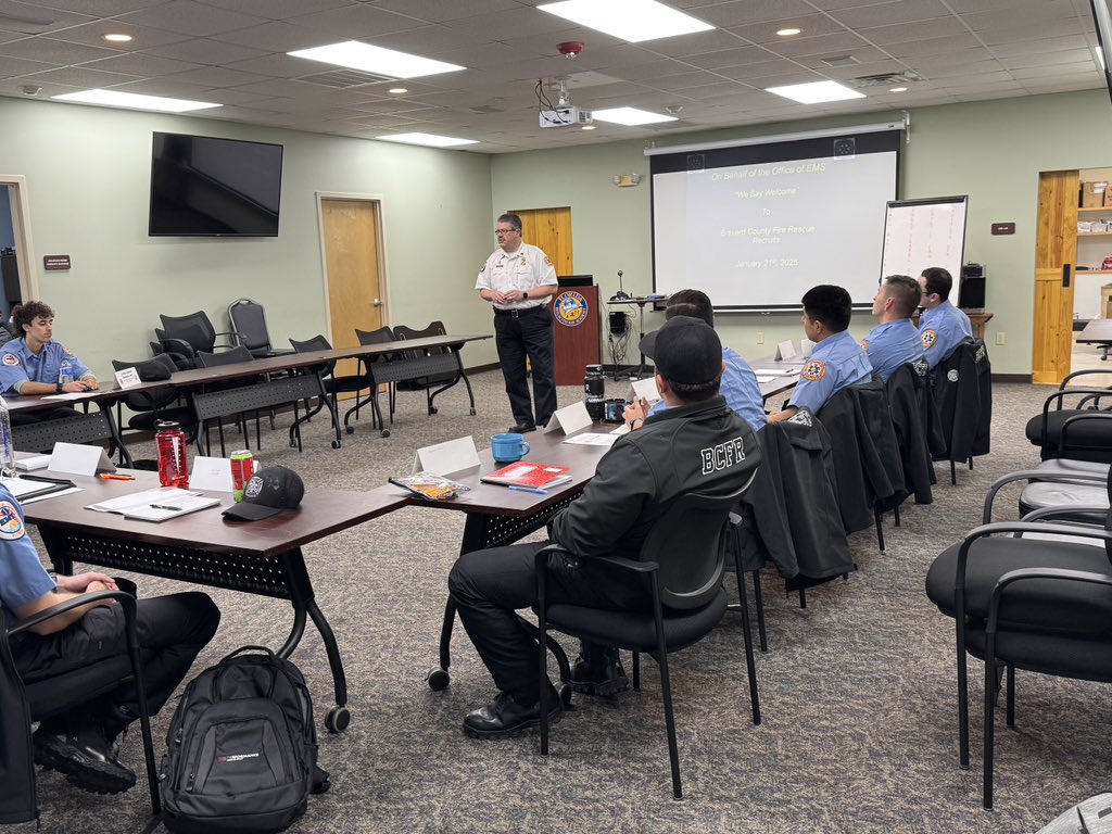 It was great spending time with the new recruits, this week, discussing: EMS operations, medical protocols, customer service, leadership, new EMS initiatives &amp; much more. Looking forward to working with them as they embark on their new journey. Welcome to the family.
#BCFREMS