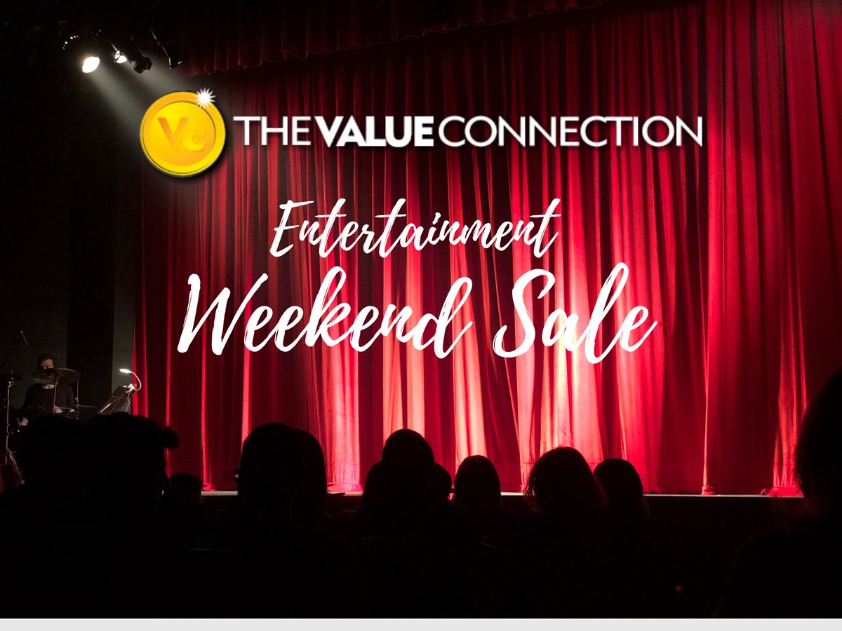 ValueConnection's tweet photo. Entertainment Weekend Sale going on now through Monday, January 27 at noon! Order at https://t.co/6kVtfrDnm9, over the phone at 320-258-SAVE or at either of our locations, Townsquare Media or our Cashwise Waite Park office!
https://t.co/aQfY2RvyPf https://t.co/OgAzisNwRd