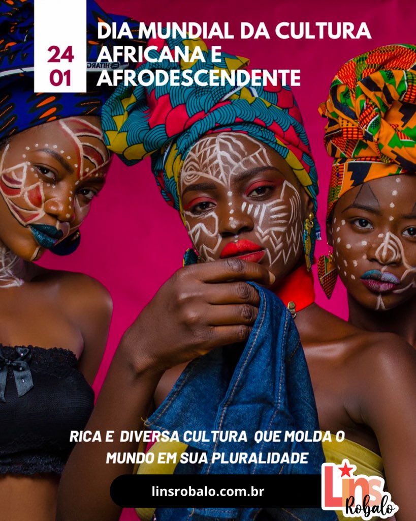 linsroballo's tweet photo. África é também aqui! O Brasil liderou o tráfico humano no período escravocrata, trazendo inúmeras etnias africanas. Valorizar a cultura afro é reconhecer suas contribuições em saberes como filosofia, medicina e agricultura. Celebrar é resistir ao racismo! https://t.co/XaKrCXNLoj
