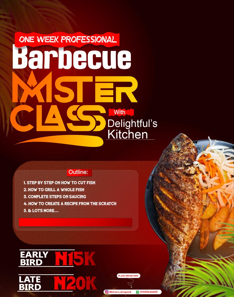 iwant_design4u's tweet photo. @KilobyteGraphix It's Friday
Post your work
Flyer for Barbecue Master Class
Tools: Corelx21
#desahancowok
#UniverseLeague
#designrequest
#TGIF
#itsfriday
#designers #Flyers #Trump https://t.co/UgTDL7myVX