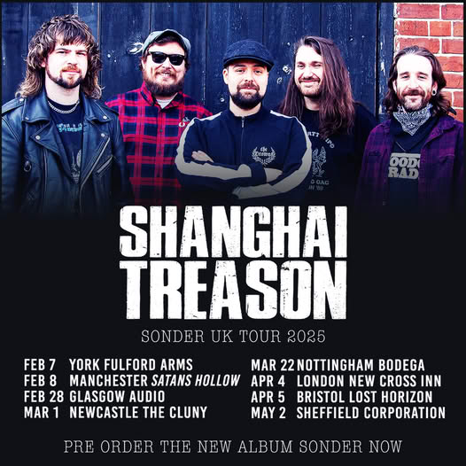 LoudEnoughMagazine (@loudenoughzine) on Twitter photo UK Tour News:
UK's <a href="/ShanghaiTreason/">Shanghai Treason</a> take their punk and roll folk across the UK. Punk, rock and roll, and folk in equal measure. And banjos! (Just don't ask them to play Come on Aileen. - cuz we don't ever want to hear it again!)
Info and tickets: linktr.ee/shanghaitreason UK Tour News:
UK's <a href="/ShanghaiTreason/">Shanghai Treason</a> take their punk and roll folk across the UK. Punk, rock and roll, and folk in equal measure. And banjos! (Just don't ask them to play Come on Aileen. - cuz we don't ever want to hear it again!)
Info and tickets: linktr.ee/shanghaitreason