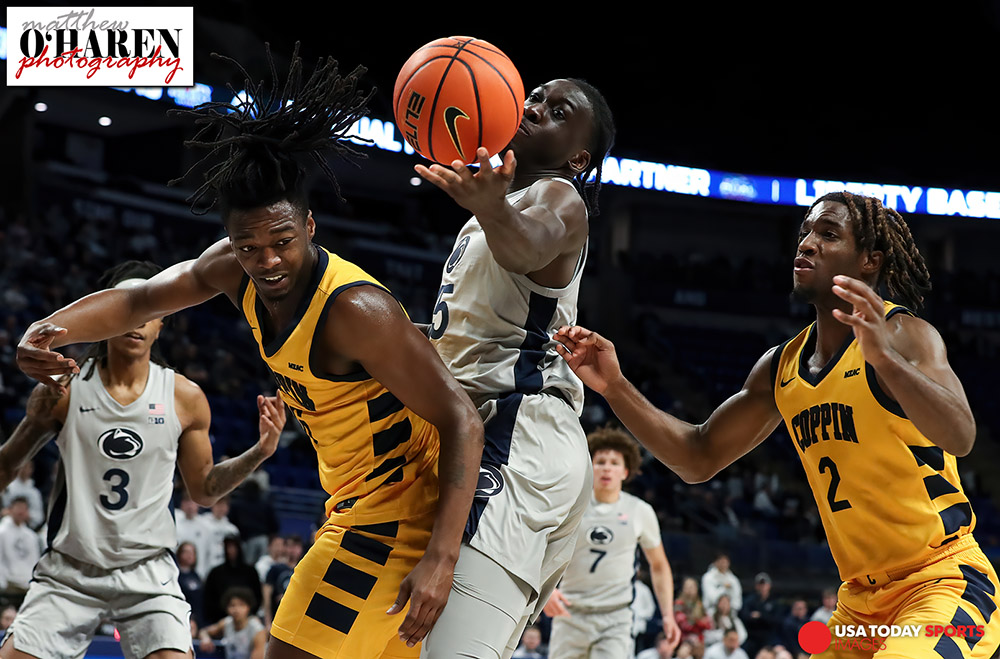 Matthew O'Haren Photography (@moharenphoto) on Twitter photo .<a href="/PennStateMBB/">Penn State Men’s Basketball</a> dominate with a 99-51 win over <a href="/CoppinMBB/">CoppinMBB</a> Saturday afternoon at <a href="/JordanCenter/">Bryce Jordan Center</a> in University Park, PA. #ClimbWithUs #TheClimb #ClimbAsOne #SweatWithUs #WeAre #PSU #PennStateBasketball #PennStateMBB #LegionOfBlue
<a href="/LegionofBluePSU/">Legion of Blue</a> #B1GMBBall <a href="/USATODAY/">USA TODAY</a> <a href="/imagnimages/">Imagn Images</a> .<a href="/PennStateMBB/">Penn State Men’s Basketball</a> dominate with a 99-51 win over <a href="/CoppinMBB/">CoppinMBB</a> Saturday afternoon at <a href="/JordanCenter/">Bryce Jordan Center</a> in University Park, PA. #ClimbWithUs #TheClimb #ClimbAsOne #SweatWithUs #WeAre #PSU #PennStateBasketball #PennStateMBB #LegionOfBlue
<a href="/LegionofBluePSU/">Legion of Blue</a> #B1GMBBall <a href="/USATODAY/">USA TODAY</a> <a href="/imagnimages/">Imagn Images</a>
