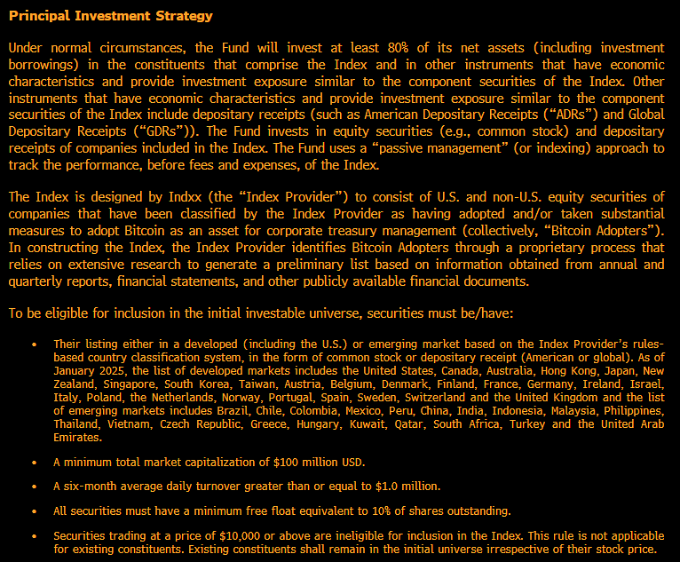 JSeyff's tweet photo. @Grayscale Here's the strategy details. Will be an equity ETF that holds the stock of companies that hold Bitcoin as a part of their corporate treasury. https://t.co/KVgUw5BViP
