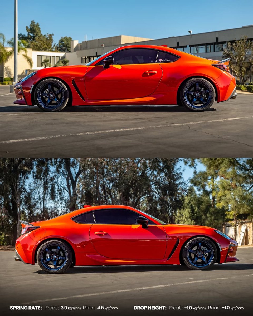 springrates's tweet photo. GR86 Swift Springs now available! 🔥
https://t.co/2YLMz38jOY
#springrates #stance #gr86 #jdm