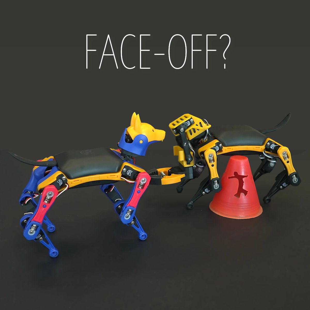 Showdown of the Century 🤖🐕:  Who's got the upper paw? 🦾✨

#Petoi #Bittle #STEMfun #Robotics #robotdog #robotarm #roboticscompetition