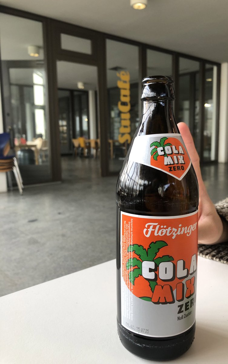 sonngynt's tweet photo. Flötzinger Cola Mix Zero - deutlich orangiger als eine Paulaner Spezi. Der Süßstoffgeschmack ist angenehm und nicht zu penetrant. 
Klare Empfehlung für alle, die ihre Spezi etwas fruchtiger mögen. 

Geschmack: 7,5/10 https://t.co/nmlolQa8Sk