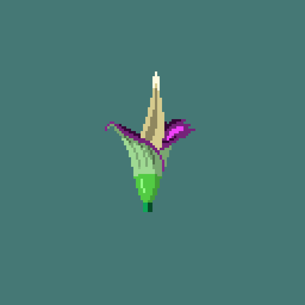 A lovely #corpseflower. <a href="/Pixel_Dailies/">Pixel Dailies</a> #pixel_dailies #pixelart