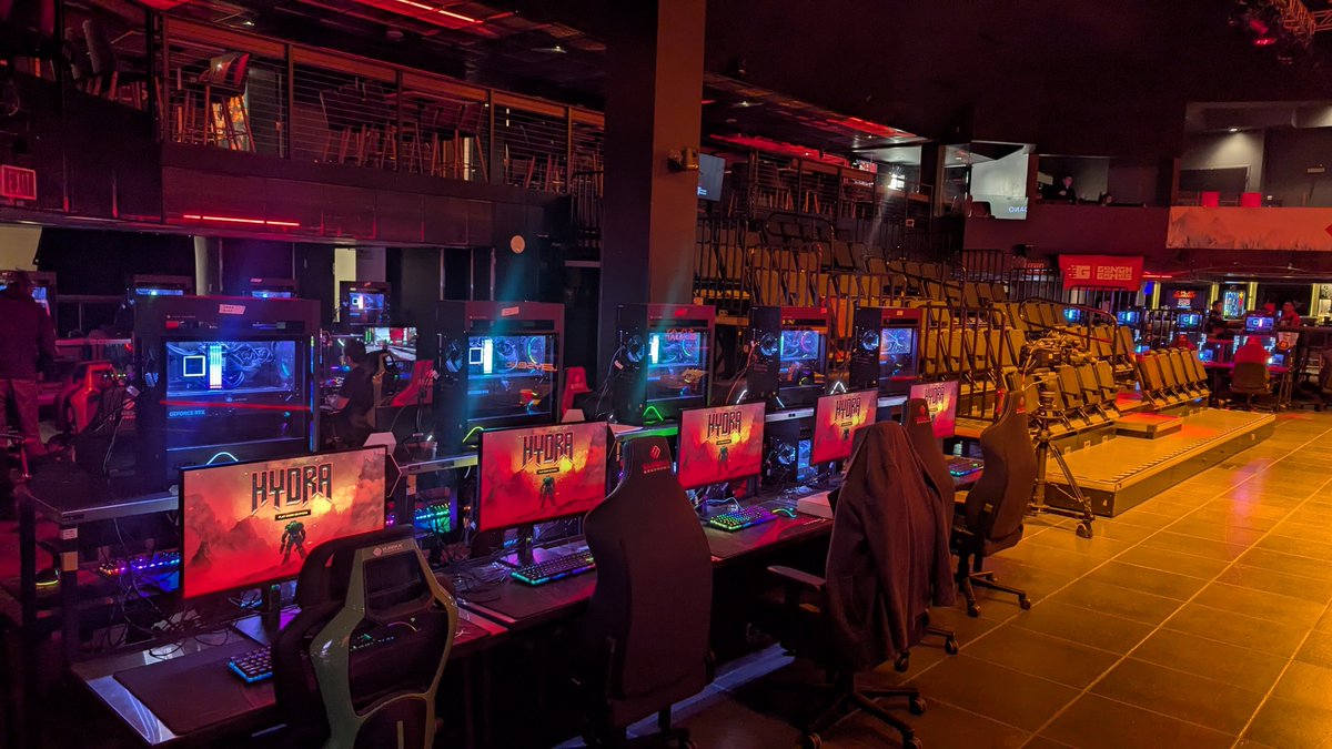 adamKDean's tweet photo. @CryptoJoe101 @jpvegas21 @IOHK_Charles LAN parties all day every day with @AscentRivals @CornucopiasGame #HydraDoom and @PolkaCity https://t.co/Cb7HQRvUxL