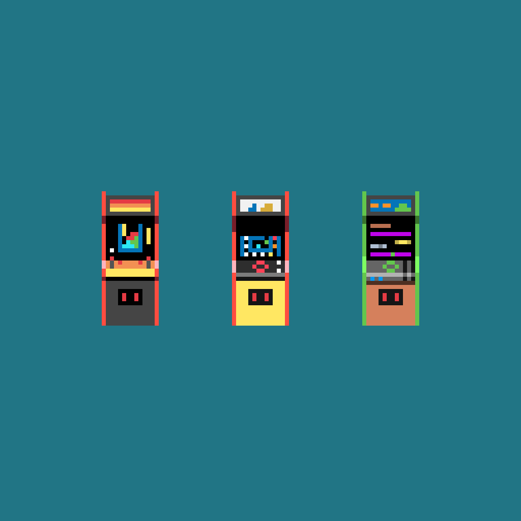 Fun times at the #arcade! <a href="/Pixel_Dailies/">Pixel Dailies</a> #pixel_dailies #pixelart