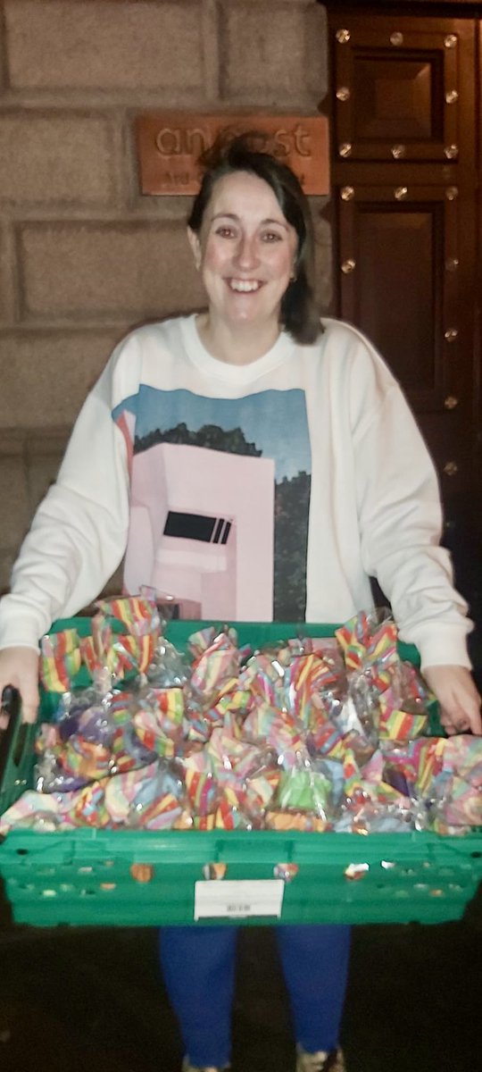 Msoe_Dublin's tweet photo. Eric’s party organized by The Lions Club for the homeless, an annual event held at the GPO, was scheduled for this week. However, due to the red weather alert, the event was cancelled. While the event is typically ticketed, many homeless individuals arrived unaware of this and we saw a significant influx of attendees, who arrived expecting to attend. Managing the crowd was challenging, but with patience, we were able to keep things under control, even though tensions were high.

Many people were desperately asking for tents and sleeping bags. As we moved down the line distributing hats and gloves, we saw firsthand how severe the cold was—people’s hands were frozen to the bone. To provide some comfort, we handed out pastries and hot drinks while they queued, but the need was overwhelming. Young people in particular approached us, seeking tents and warm supplies.

Regarding the government’s plan to ensure no rough sleepers would remain on the streets during the red alert, the reality was starkly different. A young man approached us, shivering, after spending the night in an alleyway with only a sleeping bag. He explained that he had called the free helpline, only to be told that, because he was registered to a hostel in Kildare, he needed to return there. He had no money or means to get there, and his request for a bed in the city was denied. This heartbreaking encounter reflects the true challenges faced by the homeless. We were able to give him a tent, a sleeping bag, warm clothing, and hygiene supplies for the night.

Despite the city being quieter than usual, we distributed nearly 300 hot meals—thanks to donations from restaurants, though many were closed due to the weather. By the end of the night, we had run out. The need wasn’t limited to food; families, elderly individuals, and rough sleepers also sought other essentials.

We want to express our deepest gratitude for your support. As our volunteers head home tonight to the comfort of warm houses, the contrast is devastating. It’s heartbreaking that, in this day and age, so many are still sleeping on the streets. Your continued help is what makes our work possible. Thank you for standing with us to make a difference. Please continue to support our work by donating through this link https://t.co/txexZXW91y